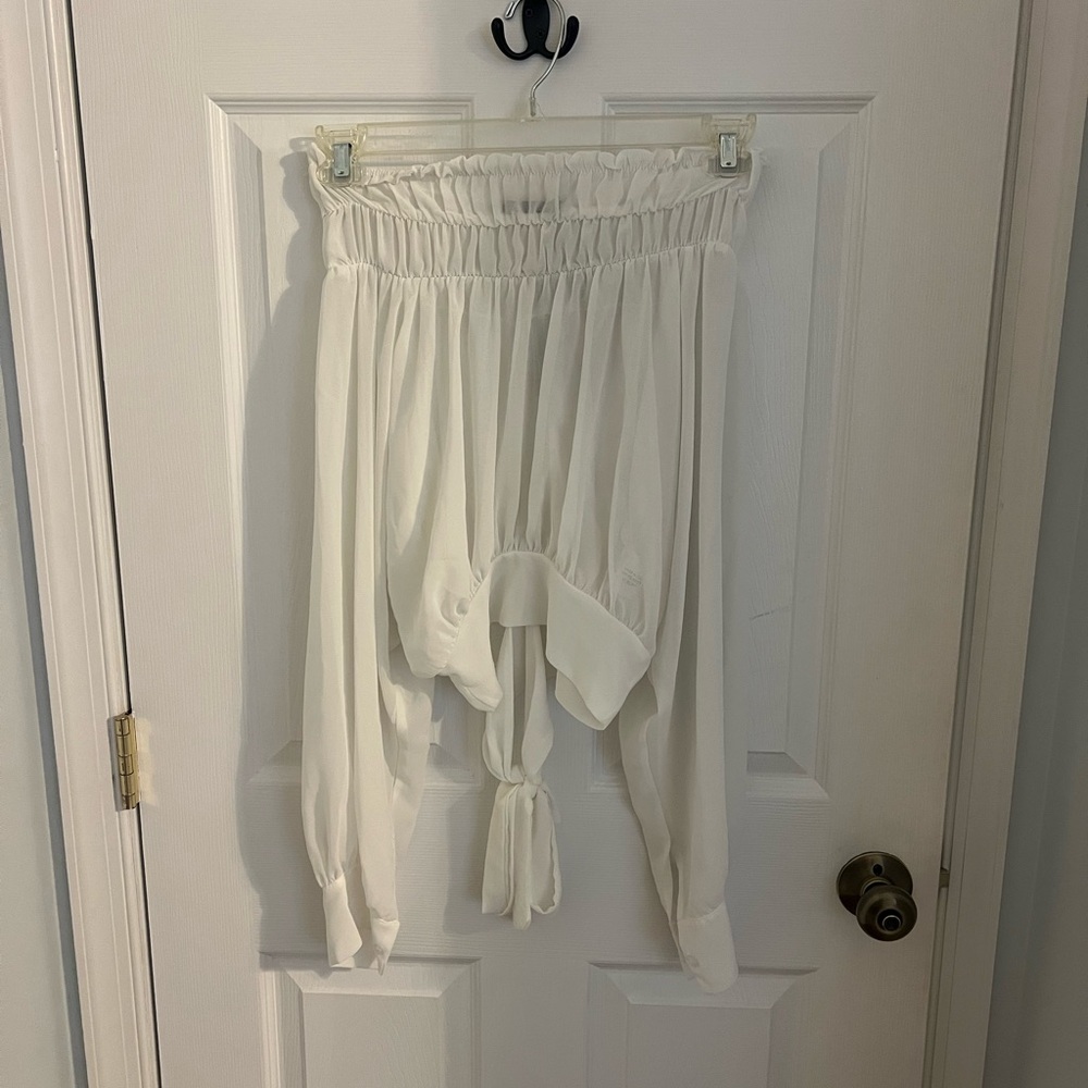 Never Worn Nasty Gal White Off-Shoulder Blouse